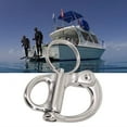 thumbnail image 2 of Stainless Quick Release Boat Anchor Chain Eye Shackle Swivel Hook Snap Marine, 2 of 9