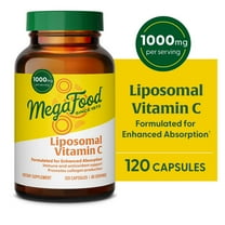 MegaFood Liposomal Vitamin C, 1000mg Per Serving, Skin & Immune Support - 60 Servings