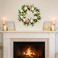 thumbnail image 4 of TanSiDing Spring Easter Wreath with Eggs Berries Leaves, Decorative Floral Door Hanging for Home Front Door Wall Decor, Holiday Seasonal Celebration, 4 of 6