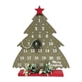 thumbnail image 2 of Calendario navideño Adornos navideños con números Adorno de escritorio Calendario navideño Calendario de escritorio para el hogar Sala de estar, 2 of 5
