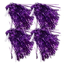 Raindrops 10 Pcs/5 Cheerleader Football Cheerleading Pom Poms 29X10 Cm Purple