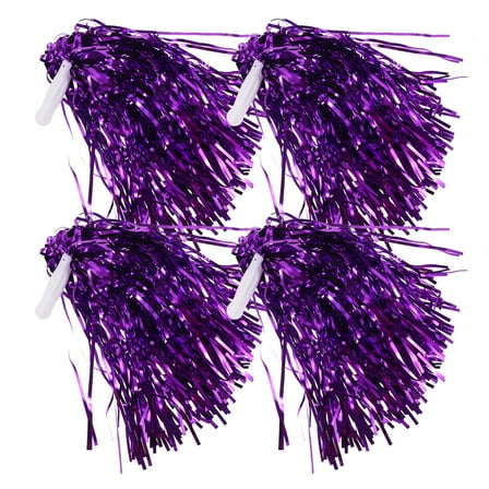 Raindrops 10 Pcs/5 Cheerleader Football Cheerleading Pom Poms 29X10 Cm Purple