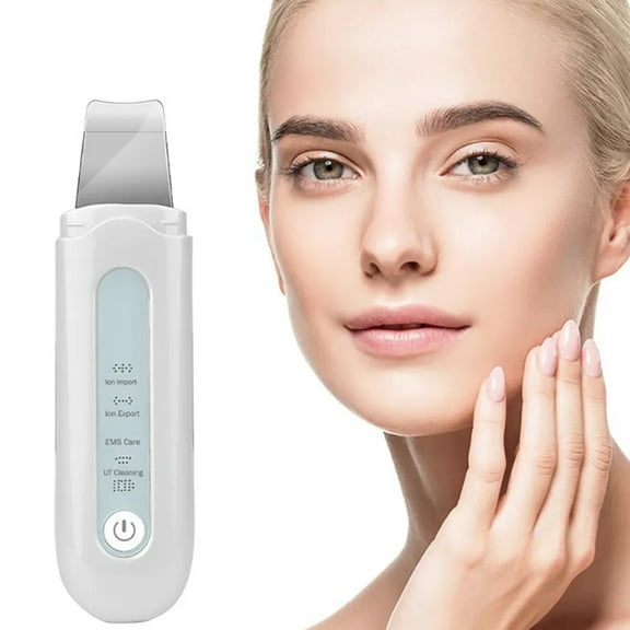 Deep Cleaning EMS Skincare Facial Cleaner Rechargeable Beauty Device Built-in 500mAh Battery Ultrasonic Skin Scrubber