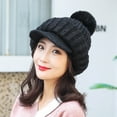 thumbnail image 6 of Kiplyki Wholesale Women's Cold-proof Neck Protection One-piece Hat Warm Knitted Hat, 6 of 7