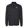 thumbnail image 2 of Men's Cutter & Buck  Black UMass Minutemen Traverse Camo Print Stretch Quarter-Zip Pullover Top, 2 of 3