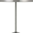 thumbnail image 3 of 20 Inch Metal Accent Table Lamp with Dome Shade, Silver, 3 of 4