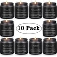 thumbnail image 2 of 10 Pack Scented Candles for Men, Masculine Candle Gift Set with Woody & Fresh Scents, Soy Wax Aromatherapy Candles for Home, Gifts for Him, Boyfriend, Father's Day, 2 of 3