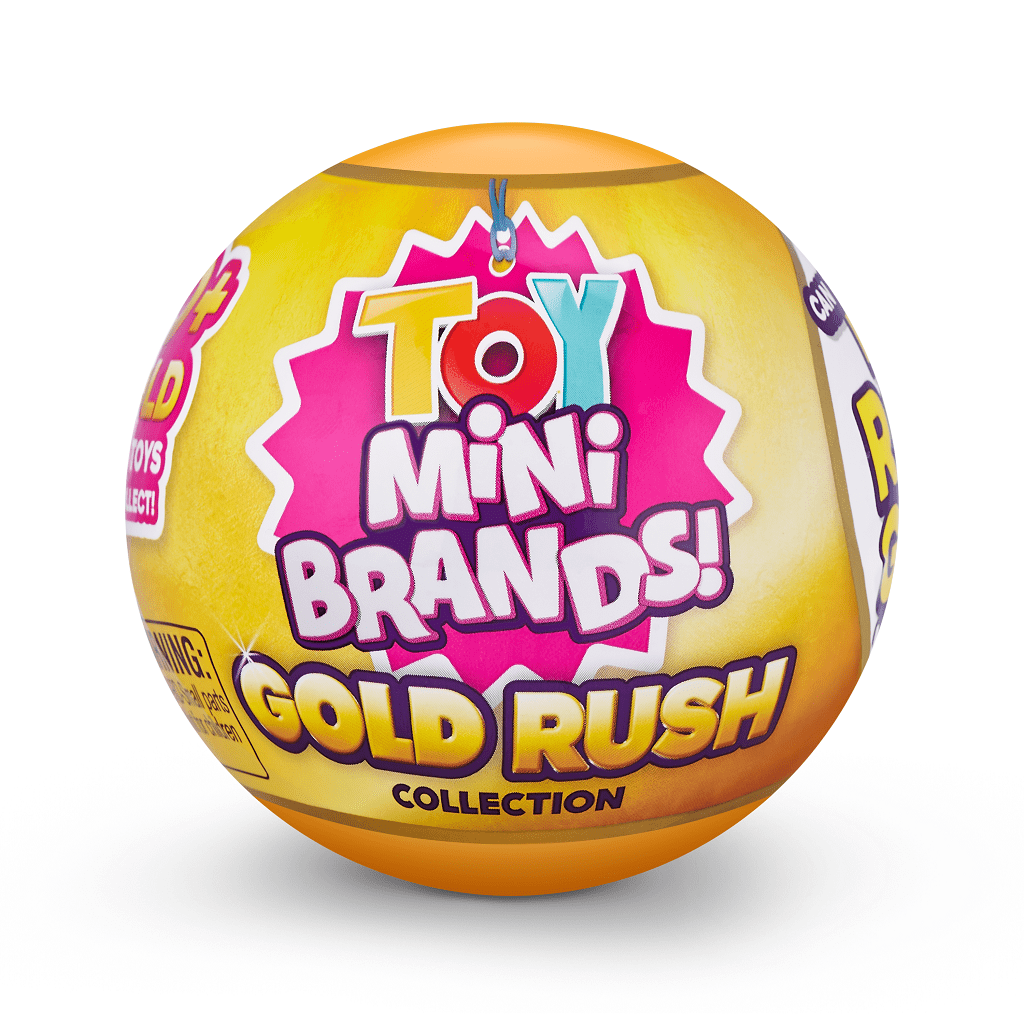 Buy 5 Surprise Toy Mini Brands Gold Rush Limited Edition Real Mini Toy 