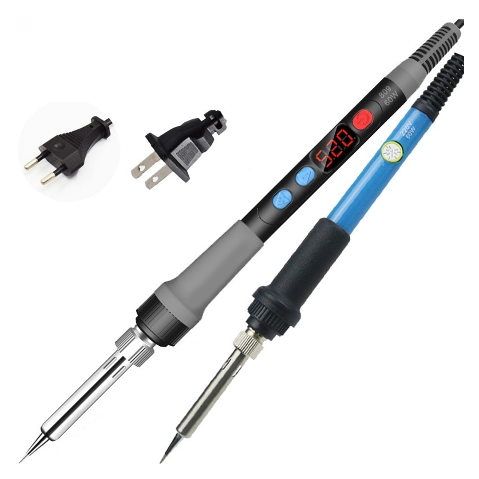 Electric Soldering Iron,Temperature Electric With Display Handle Professional Temperature Inner-heated Adjustable Pen Tools, Soldering Iron Welding
