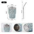 thumbnail image 4 of Sparkling Mini Tumbler Shot Glass, 3 oz Diamond Tumbler Shot with Straw and Lid Cute Tumbler Shot Glass Stainless Steel Double Wall Glitter Bulk for Party Bar Travel Camping, Blue, 4 of 6