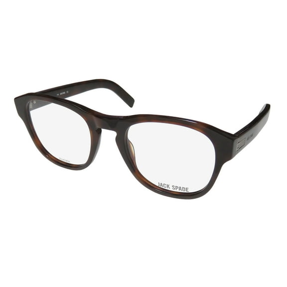 NEW JACK SPADE FREEMAN MENS/WOMENS DESIGNER FULL-RIM TORTOISE BRAND NAME COLLECTIBLE AUTHENTIC FRAME DEMO LENSES 48-20-140 EYEGLASSES/EYEWEAR