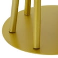 thumbnail image 3 of Dwellnix Set of 10&nbsp; Wedding Flower Stands, Gold Finish, Round Base Design, Sturdy Steel Construction, Ideal for Weddings and Home Decor, 3 of 6