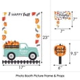 thumbnail image 5 of Big Dot of Happiness Happy Fall Truck - Harvest Pumpkin Party Selfie Photo Booth Picture Frame and Props - Printed on Sturdy Material, 5 of 7