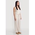 thumbnail image 3 of Women's Linen Button Front Blazer Vest, 3 of 4