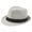 Grey, variant on TOOYOU Straw Fedora Hats For Men And Women Short Brim Summer Beach Hat Trilby Panama Sun Hats Beige