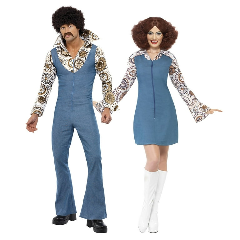 Groovy Dancer Costume Blue Adult Groovy Dancer Costume Blue Adult