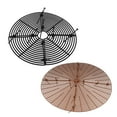 thumbnail image 4 of SHISUYAN 2pcs Pot Soil Protector Plant Pot Grid Soil Protector For Plants Balcony Grid Flower Protector Household Grid Flower Pot Cover, 4 of 8