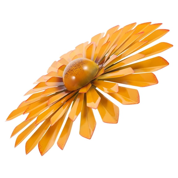 Boho Floral Home Wall Ornament Flower Hanging Adornment Hanging Wall Sculpture Flower Shaped Hanging Decoration