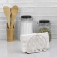 thumbnail image 4 of Lattice Collection Cast Iron Napkin Holder, White, 4 of 6
