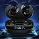 thumbnail image 1 of Auriculares Bluetooth, Auriculares inalámbricos, Mini auriculares Bluetooth, Auriculares deportivos verdaderamente inalámbricos con pantalla digital 5.2, Auriculares intraaurales con reducción de ruid, 1 of 9