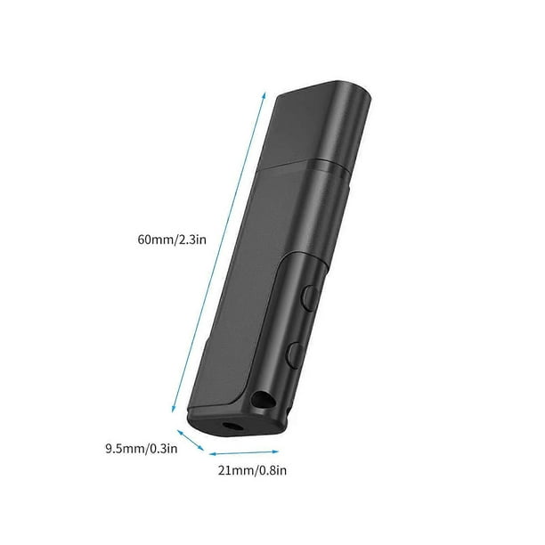 o Recorder Portable Mini Digital Voice Recorder One Button Record Rechargeable Recording Device with USB and Micro USB Interface