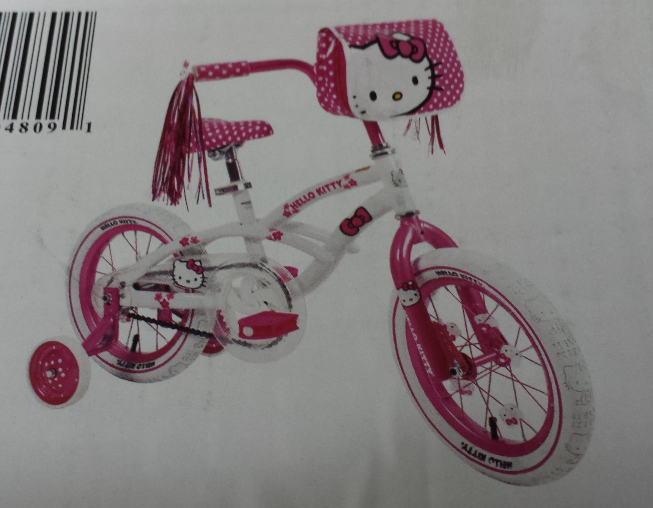 Bicicleta Niños 14 Pulgadas Hello Kitty blanco 4-6 años