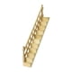 thumbnail image 3 of Escaleras en miniatura a escala 1:12, muebles DIY, pasamanos de madera para casa de muñecas, muebles para Diorama, accesorios para fotos, decoración, 3 of 9