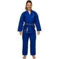 thumbnail image 2 of Tatami Fightwear Women's Estilo Black Label BJJ Gi - F2 - Blue/Blue, 2 of 7