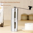 thumbnail image 2 of Manual Coffee Grinder - From Extra Course to Ultra Fine Grind, High Grade Conical Ceramic Burr Mill, Brushed Stainless Steel, 2 of 5