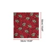 thumbnail image 3 of INSPIRE CHIC Foulard Carré à Imprimé Léopard pour Femme Fichu Foulard de Cou Mouchoir Rouge Noir, 3 of 5