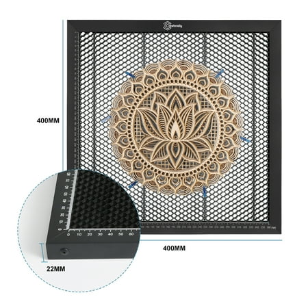

Creatorally Honeycomb Working Table Platform for CO2 Laser Engraver Engraving Cutting Machine 400x400x22mm