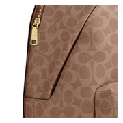 Coach Taylor Small Backpack In Signature Canvas (Tan Brown)