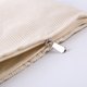 thumbnail image 5 of Bolsa de cosméticos de pana de color sólido Estuche de almacenamiento de viaje para mujer (Blanco), 5 of 6