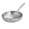 thumbnail image 1 of DOLITY Stainless Steel Frying Pan Works on All Cooktops Triple-Layer Skillet Even Heat Distribution Triple-Layer Clad Skillet for Home Cooks, 1 of 9