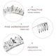 thumbnail image 4 of KAKOWELY Corona de novia con peine de cristal, aro para el pelo con diamantes de imitación, tocado de novia, banda para el pelo de boda, 4 of 4