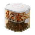 thumbnail image 1 of Hinati Clearance on Sale 2 Layer Seasoning Rack Sugar Storage Containers Box Airtight Food Storage Containers for Cabinets, Countertop, Drawers, Under Sink, 1 of 9