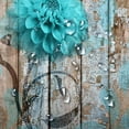 thumbnail image 6 of Brythos Shower Curtains,Farmhouse Flowers Shower Curtains for Bathroom,Fabric Shower Curtain,Style10,72"X72", 6 of 6