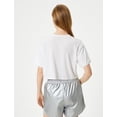 thumbnail image 4 of Printed Crop T-Shirt, 4 of 6