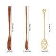 thumbnail image 3 of Coffee Spoon, Portable Slotted Spoon, Household Coffee Stirring Spoon 3Pcs Milk Use for Coffee, 3 of 7