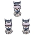 thumbnail image 1 of QJUHUNG 4pcs Winter Balaclava Cat Ski Mask Windproof With Ears Cute Full Face Animal Ski Face Mask for Outdoor Hiking Riding Bar Music Festivals Party Raves Halloween, 1 of 7
