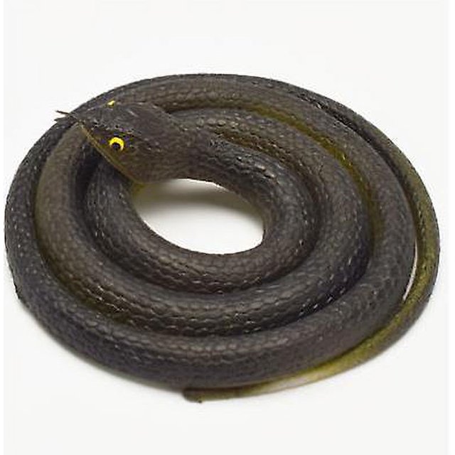 Serpiente de goma Mordaza realista Regalos Serpiente divertida de plástico 47 pulgadas