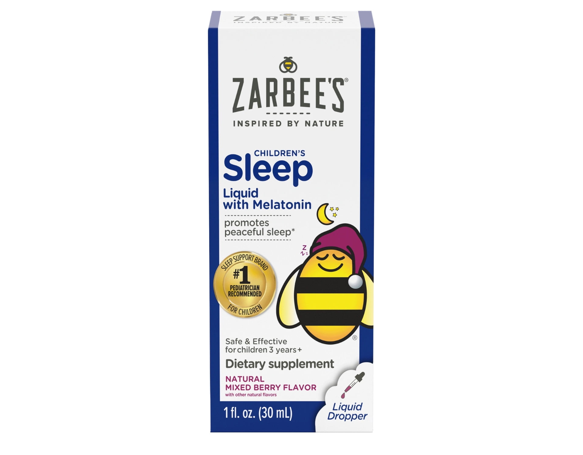 Zarbee's Naturals Sleep Liquid With Melatonin For Children, 1 Ounce each