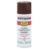 Rustoleum 12 Oz French Roast Gloss Stops Rust Protective Enamel Spray Paint 248