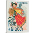 thumbnail image 1 of ARTCANVAS Palais De Glace - Paris 1896 Canvas Art Print by Jules Cheret - Size: 40" x 26" (1.50" Deep), 1 of 9