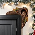 thumbnail image 5 of LOWLHOME Animals Tree Hollow Door Topper, Woodland Animal Door Frame Decoration, Textured Resin Tree Trunk Design, Whimsical Nature Accent For Entryways And Cozy Homes, 5 of 7