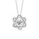 thumbnail image 1 of Collar HUOGUO de doble anillo de cristal de cobre para mujer, 1 of 5