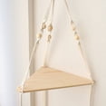 thumbnail image 4 of 1/2/3-tier Floating Wall Shelf Wood Triangle Corner Display Stand Boho Home Decoration Living Room Bedroom Wall Hanging Decor, 4 of 10