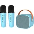 thumbnail image 1 of Bluetooth K-song audio karaoke with microphone split wireless audio portable children family KTV mini set support AUX, TF card, sound change, 1 of 1