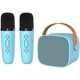 thumbnail image 1 of Bluetooth K-song audio karaoke with microphone split wireless audio portable children family KTV mini set support AUX, TF card, sound change, 1 of 1