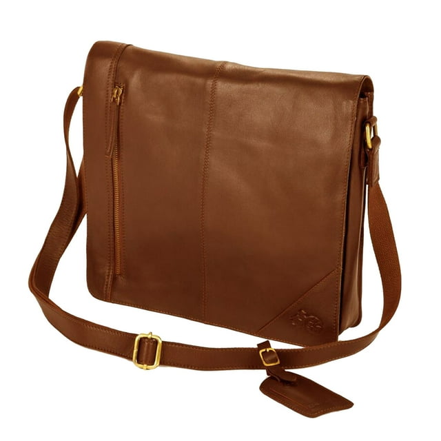 Eastern Counties Leather Wide Messenger Bag